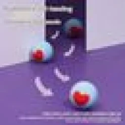 Automatic Electric Cat Ball Shine Love Heartbeat