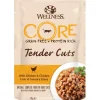 Cat Adult Core Tender Cuts Chicken & Chicken Liver in Savoury Gravy Wet
