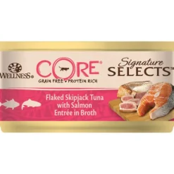 Cat Adult Signature Selects Flaked Tuna & Salmon in Broth Wet