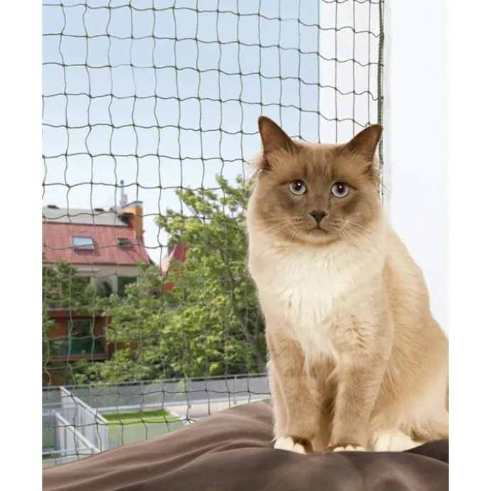 Cat Protect Kattnät m wire Olivgrön 2x1,5 m