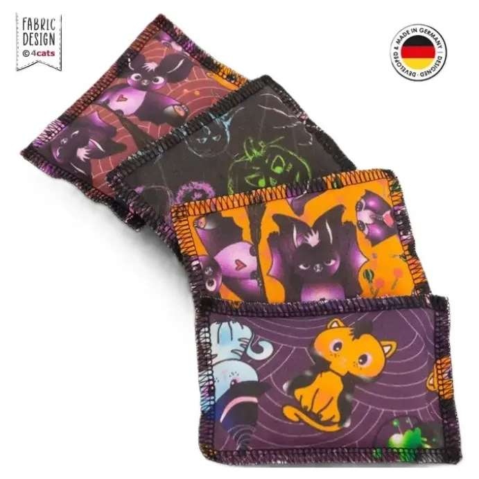 4cats Halloween Kudde med kattmynta & silvervine