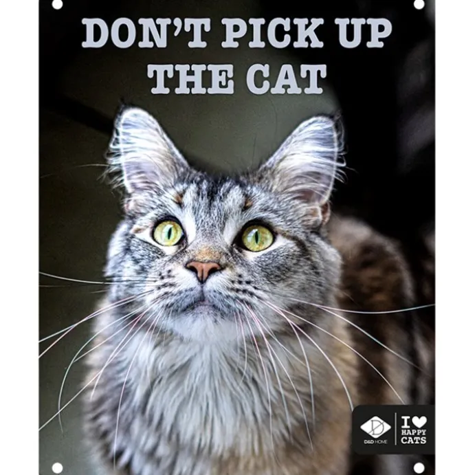 D&D kattskylt Don´t pick up