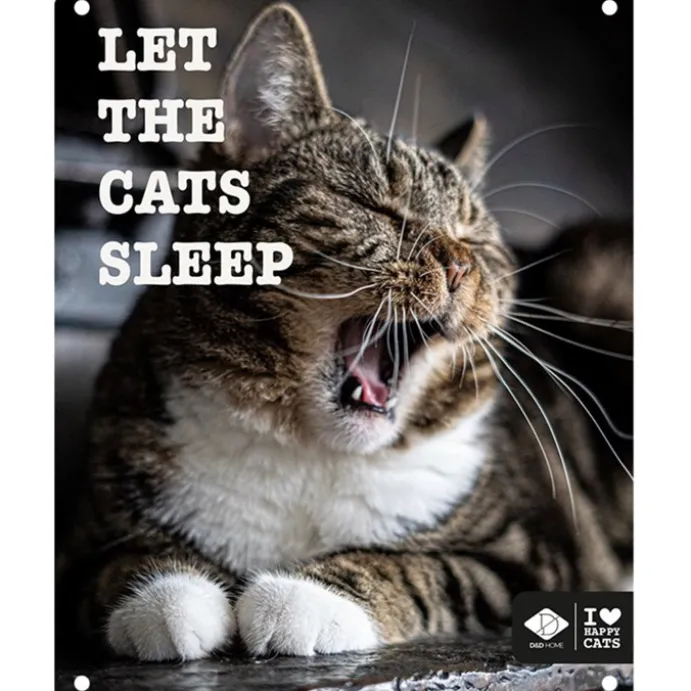 D&D kattskylt let the cats sleep