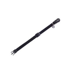 Enfärgat katthalsband nylon Svart