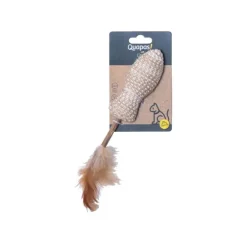 Fisk på pinne med fjäder