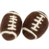 Fotboll ull katt leksak 2-pack