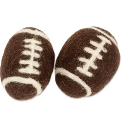 Fotboll ull katt leksak 2-pack