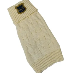 G&E Stickad pullover Off White