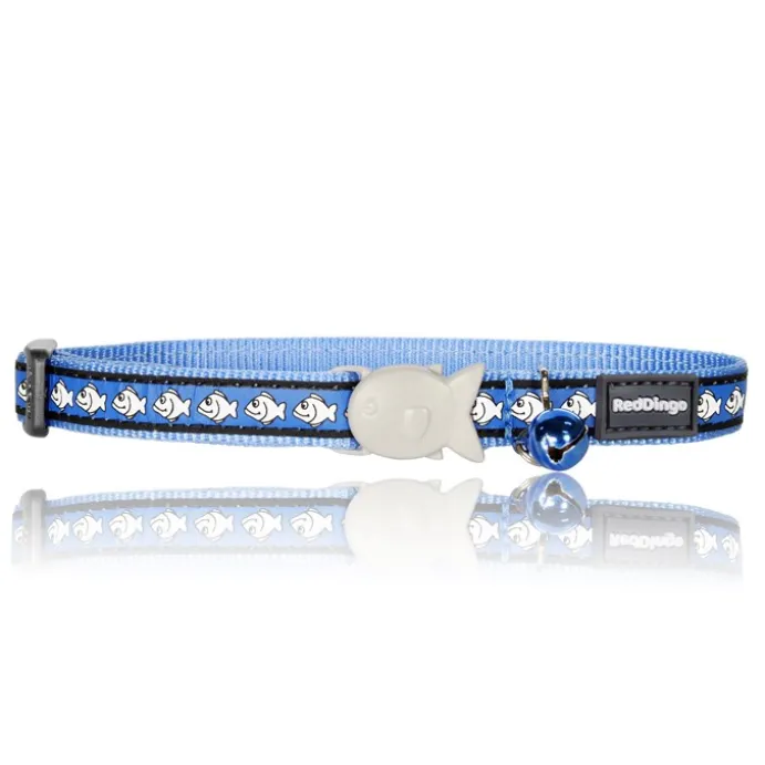 Halsband fashion fisk reflex ljusblå