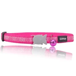 Halsband Paw impressions Hot Pink