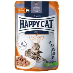 HappyCat våt sås Anka 85 g
