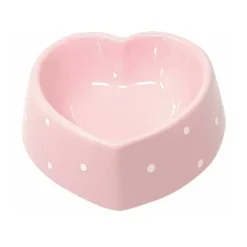 Hjärtformad Keramikskål Rosa