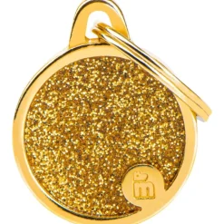 ID-Bricka MyFamily Shine cirkel Guld