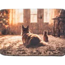 Julkattdyna 50 × 40 cm beige