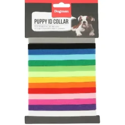 Justerbara ID halsband 14-pack