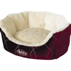 Kattbädd Ceno Oval Vinröd