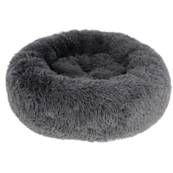 Kattbädd Snugly Fluffy Mörkgrå