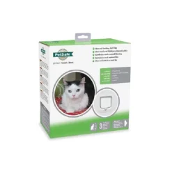 Kattdörr 4vägs Vit Petsafe Manuell Låsning