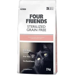 Kattfoder FourFriends Sterilized GF 2kg
