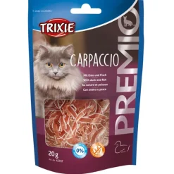 Kattgodis Carpaccio med anka och fisk