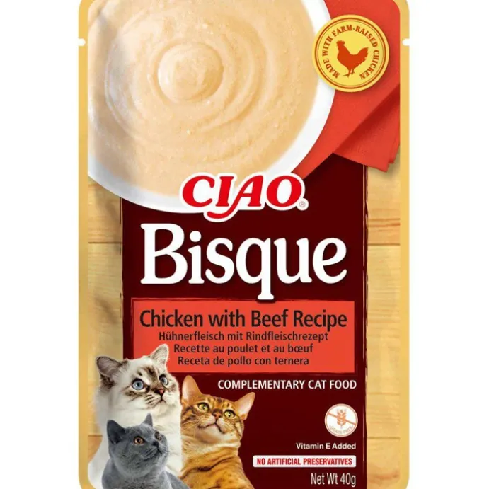 Kattgodis Churu Bisque med kyckling och oxkött