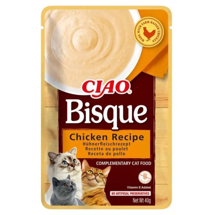 Kattgodis Churu Bisque med kyckling 40 gram