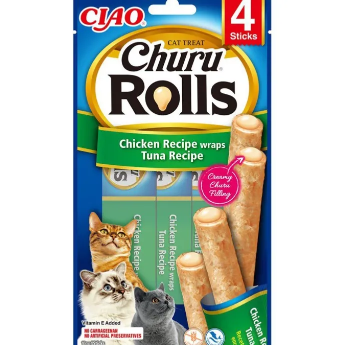 Kattgodis Churu Cat Rolls Chicken And Tuna Wrap