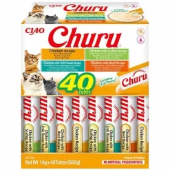 Kattgodis Churu 40-pack Chicken