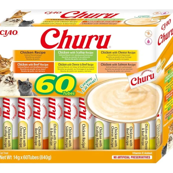 Kattgodis Churu 60-pack Chicken