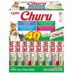 Kattgodis Churu 40-pack Seafood
