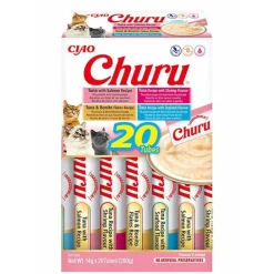 Kattgodis Churu 20-pack Seafood (Rosa Förpackning)
