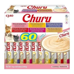 Kattgodis Churu 60-pack Seafood