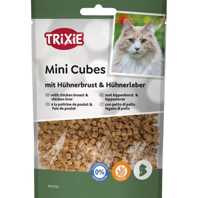 Kattgodis Mini Cubes med kycklingbröst och kycklinglever
