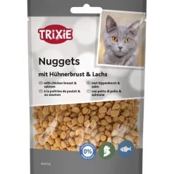 Kattgodis Nuggets med kycklingbröst och lax