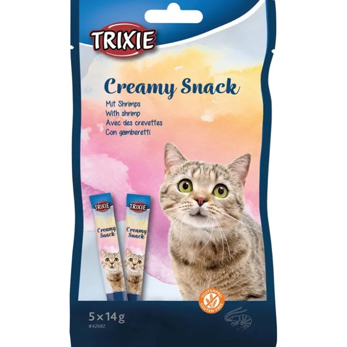 Kattgodis Trixie Snacks med räkor 5 × 14