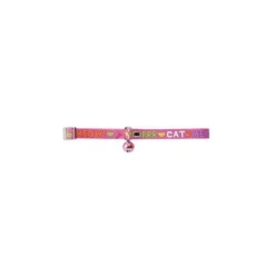 Katthalsband Derby meow rosa