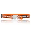 Katthalsband fashion fisk reflex orange