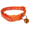 Katthalsband Hjärta Orange