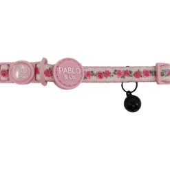 Katthalsband Vintage Rose