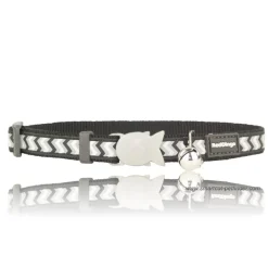 Katthalsband Ziggy reflex svart