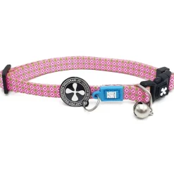 Katthalsnband Max&Molly med Smart ID Retro Rosa