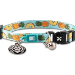 Katthalsnband Max&Molly med Smart ID Söt Ananas