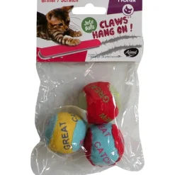 Kattleksak Canvasbollar Aimé 3-pack