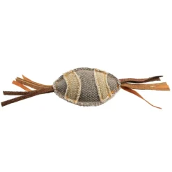 Kattleksak Canvas Rugbyboll Grå/Beige