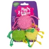 Kattleksaker Färgglada spindlar 3-pack