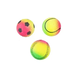 Kattleksak Gummi Boll Neon MiX