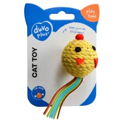 Kattleksak Jolly yellow ball mouse