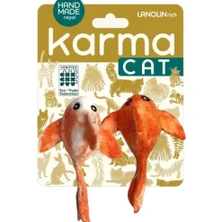 Kattleksak koi-fiskar 2-pack