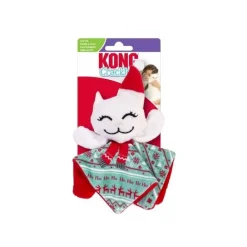 Kattleksak KONG Julleksak Crackles Santa Kitty Multicoloured