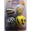 Kattleksak Lekbollar Katt 4Pack
